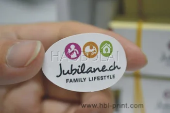 

full color printing paper sticker glossy finished full color printing