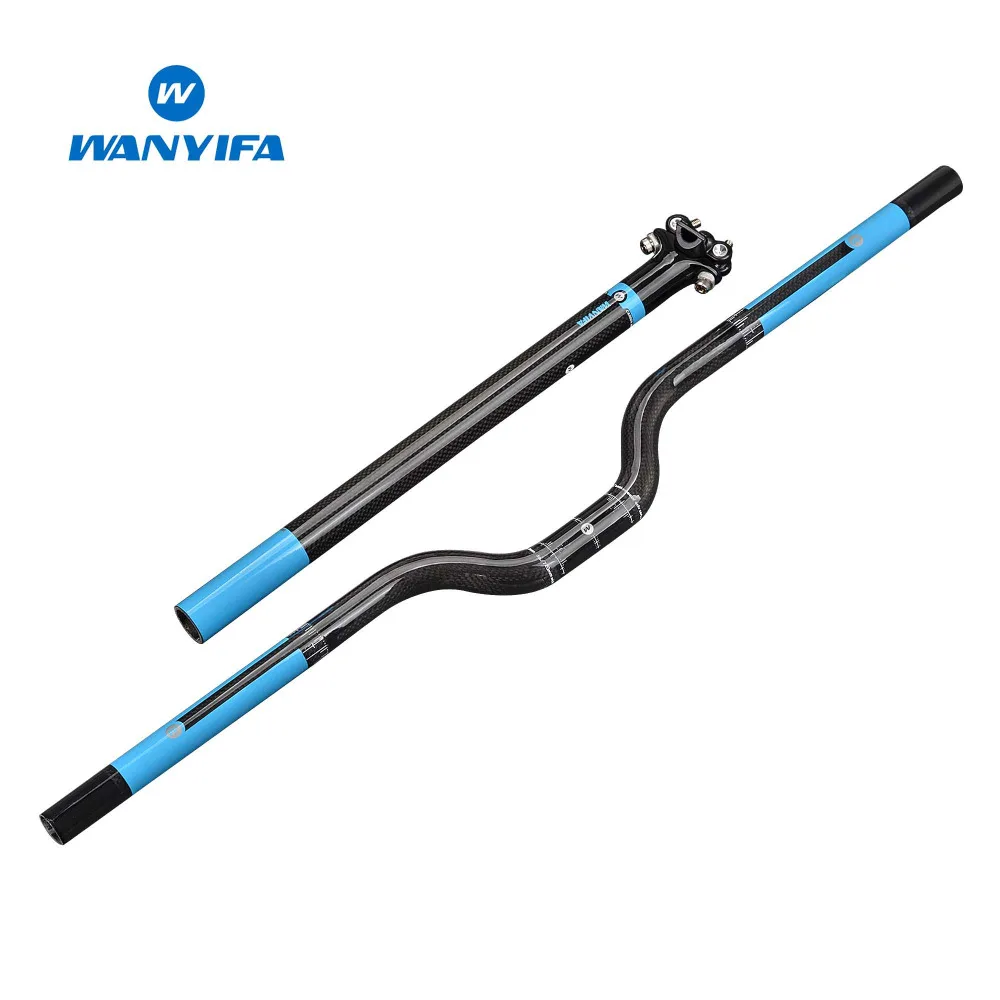 Buy Wanyifa Blue Color bike handlebar handlebar carbon