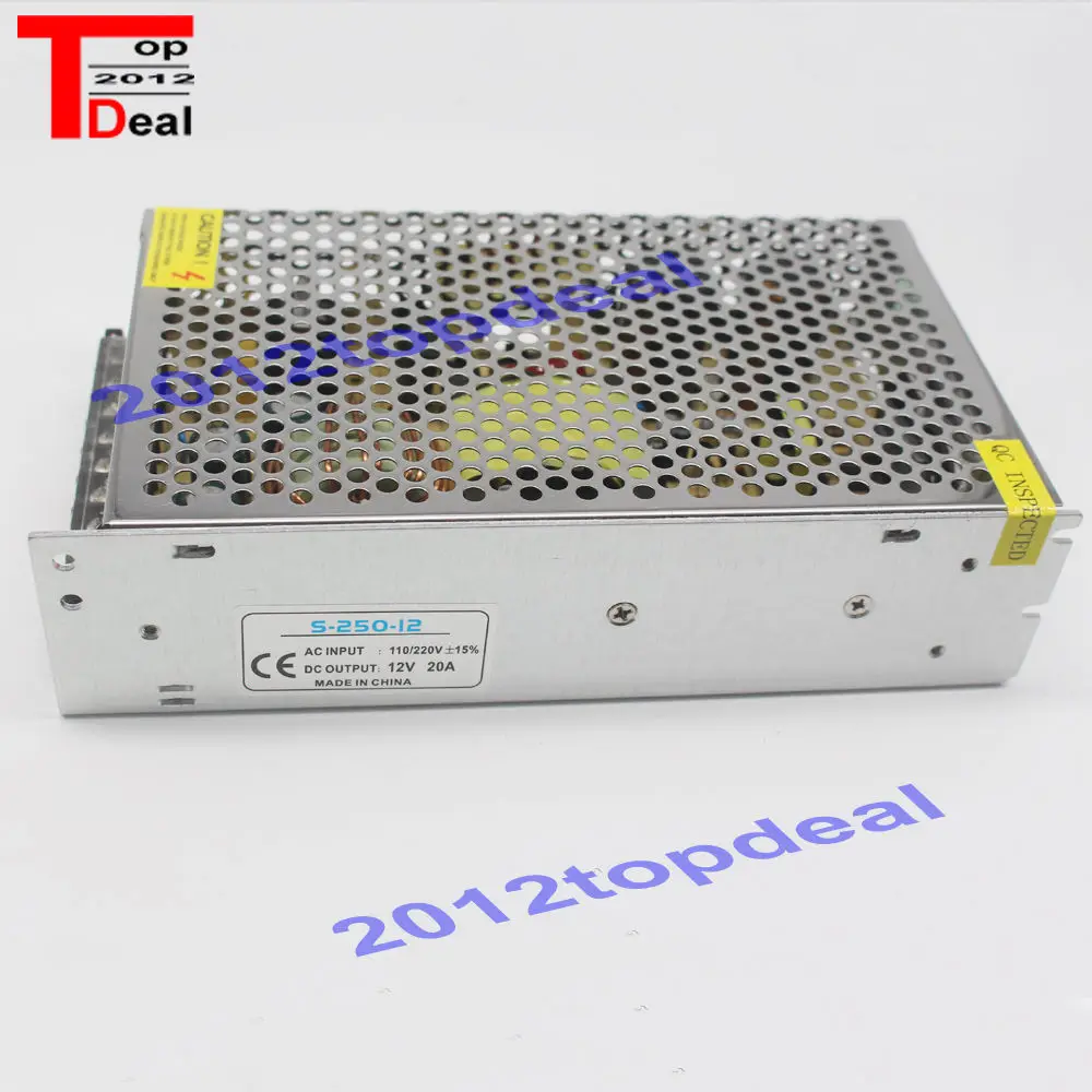 

AC110V-220V TO DC12V 10A 120W Switch Power Supply Driver Adapter LED Strip