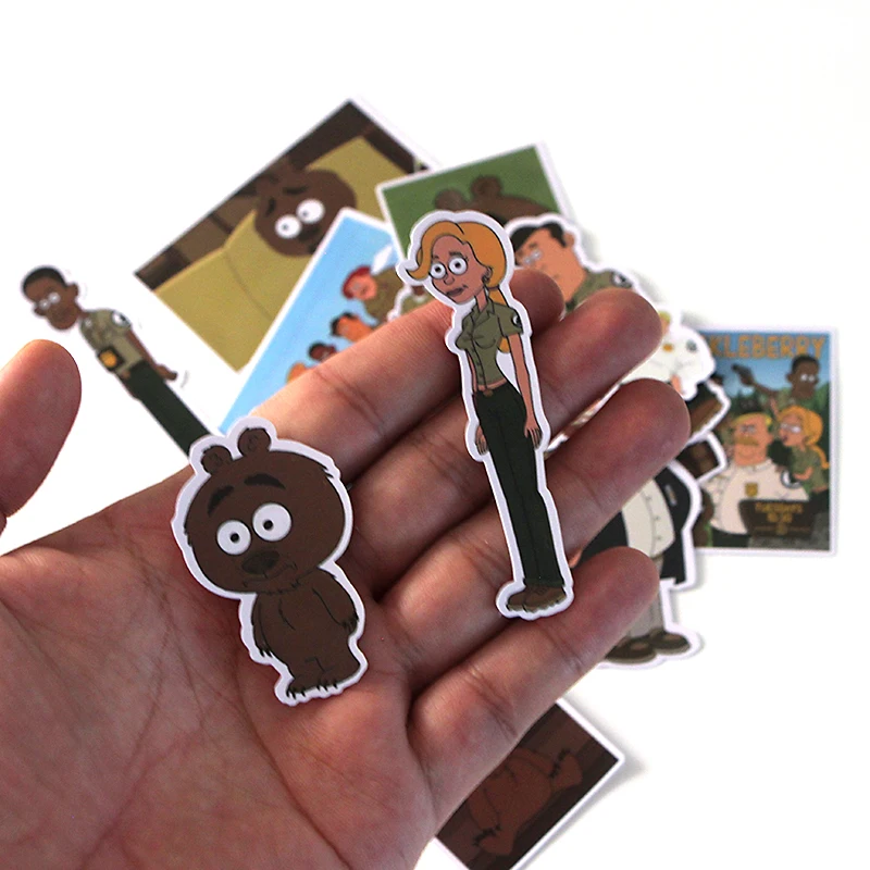 Patchfan 19 шт. Brickleberry мультфильм винтажные Переводные картинки Скрапбукинг дети для DIY телефон ноутбук мотоцикл водонепроницаемые наклейки A1897