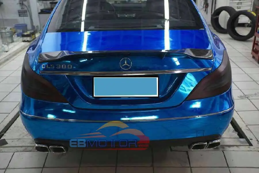 CARBON FIBER RENN STYLE REAR TRUNK WING SPOILER FOR MERCEDES BENZ W218 C218 4Door Cls300 Cls350 Cls500 Cls63 2011UP
