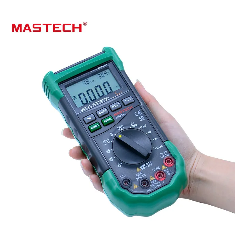 Оригинальный Цифровой Мультиметр Mastech MS8229 5 в 1 Автоматический диапазон