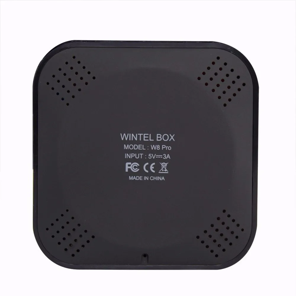 Wintel W8 Pro приставка Mini PC с Windows 10 Домашняя OS 2 ГБ/32 ГБ флэш-памяти на базе Windows W8 Pro с 2,4G, Wi-Fi, BT4.0 RJ45 100 M LAN