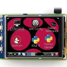 Raspberry Pi 3,2 дюймов SPI, TFT, ЖК резистивный сенсорный экран V4(4:3) 320*240 для RPi B/B+/2B