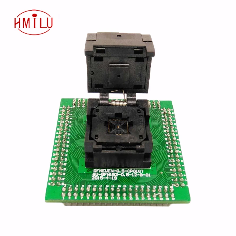 

IC550-0484-004-G Programming Socket QFN48 MLF48 IC Test Adapter Pitch 0.5mm Clamshell Chip Size 7*7 Flash Adapter Burn in Socket