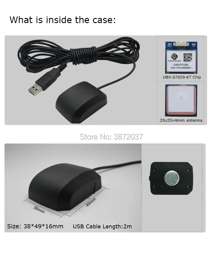 VK-162 gps ключ G-mouse USB gps навигационный модуль приемника Дистанционное крепление антенна поддержка для Raspberry Pi Google Earth Windows