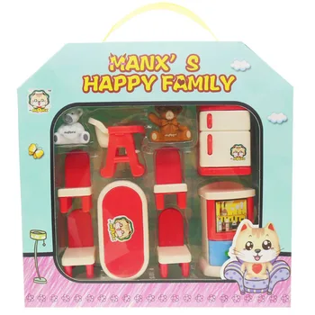 

Bear Delicious Restaurant Furniture Scene Set Boys and Girls Play Every Puzzle Toy Girl Birthday Gifts