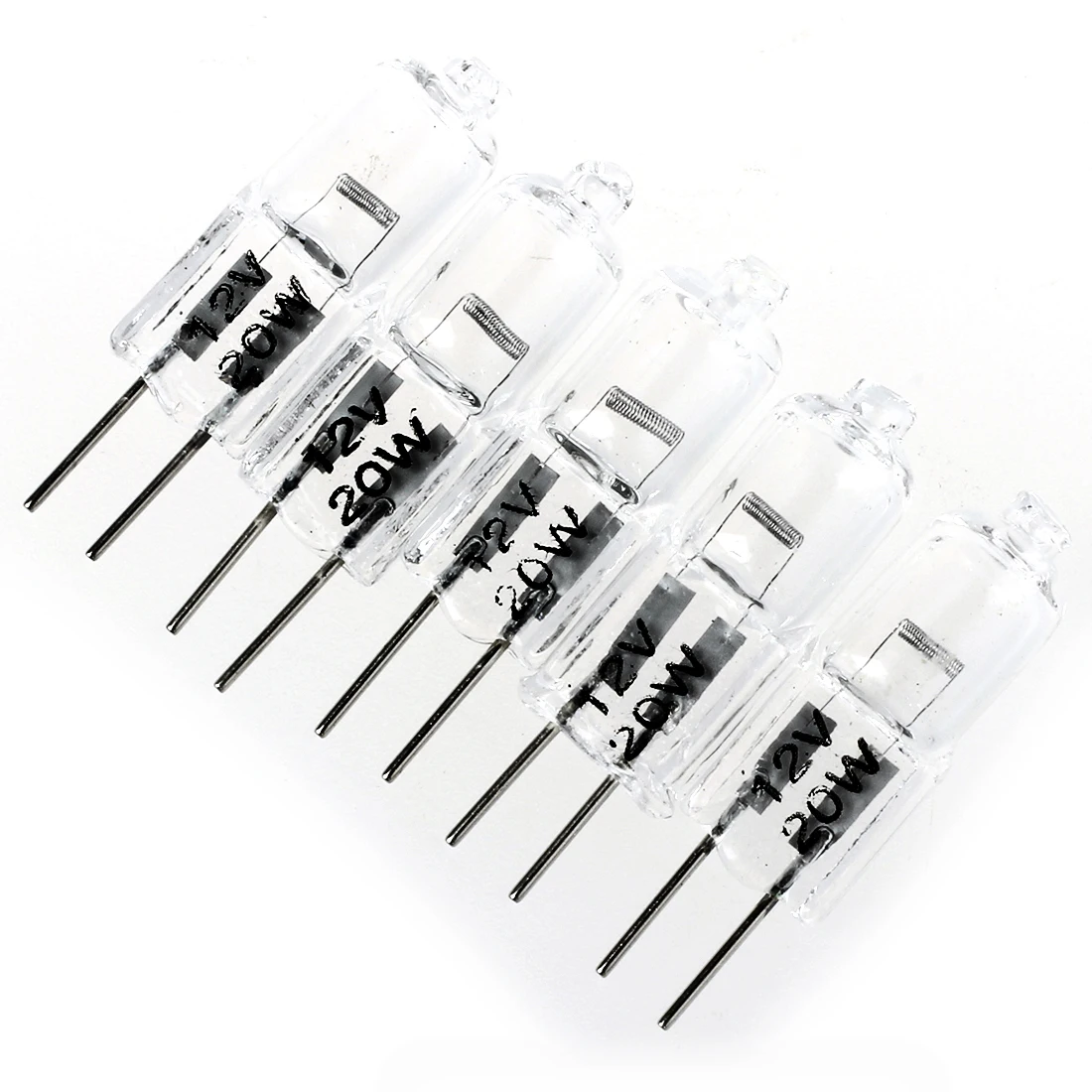 

5 X G4 20W 12V Clear Halogen Capsule Lamp Light Bulbs