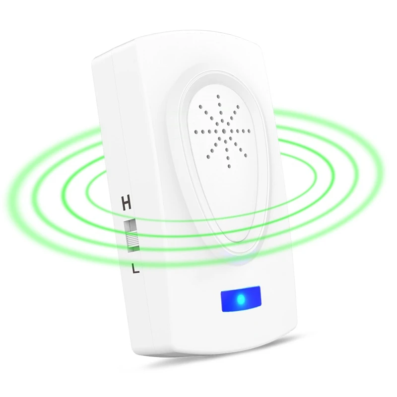 ЕС Plug Многофункциональный белый Отпугиватель вредителей электронная ультразвуковая Мышь Крыса комаров против грызунов, насекомых управления 2 шт