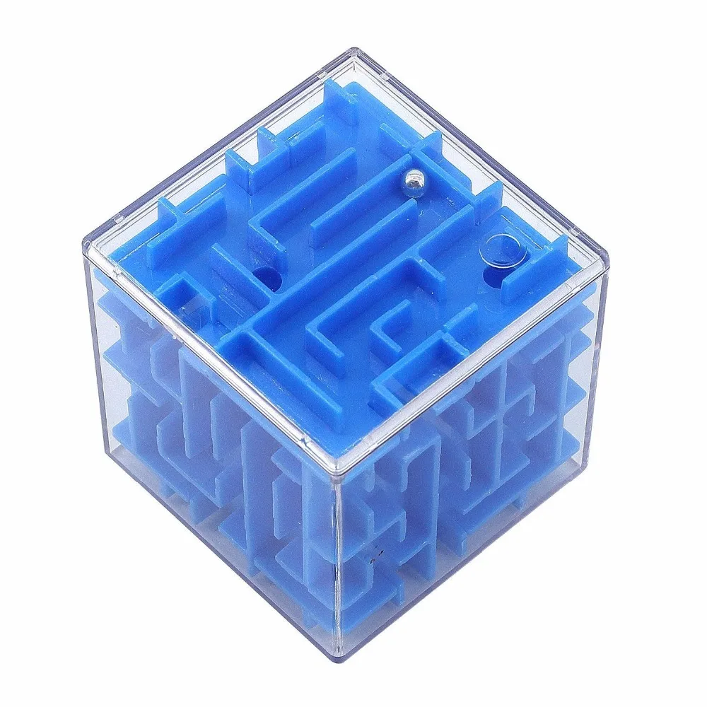 Лабиринт Новый Magic Cube rolling мяч горячей 3D мини игра-головоломка Игрушечные лошадки Скорость Cube