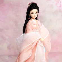 34 см китайские стильные куклы Коллекционная кукла для девочек красивые 1/6 КУКЛЫ w/гибкие 14 суставов тела день рождения рождественские подарки