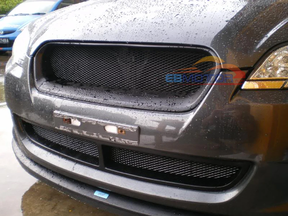 ebmotor-com Real Carbon Fiber Front Bumper Grille Grills Fits For Subaru Legacy 2007-2008  11
