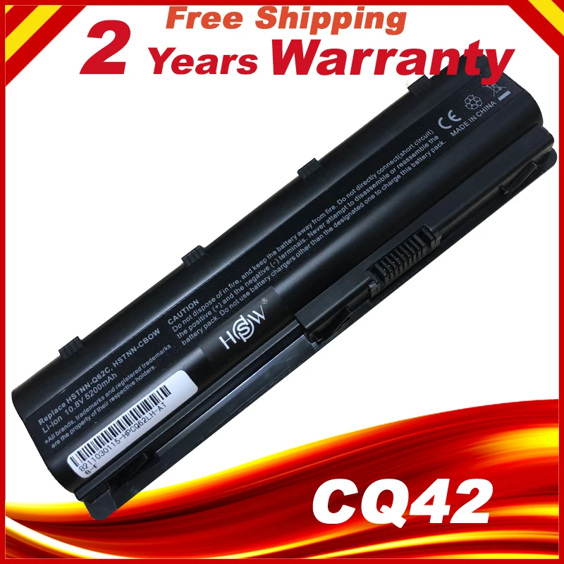 HSW Аккумулятор для ноутбука HP Pavilion DM4 DM4T DV3 DV7 G4 G6 G7 G62 G62T G72 MU06 HSTNN UBOW Presario CQ42 CQ56