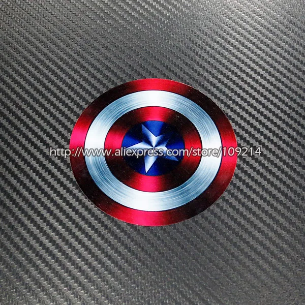 Горячая Распродажа CAPTAIN AMERICA SHIELD Helmet Мотоцикл Авто SUV наклейки водонепроницаемые