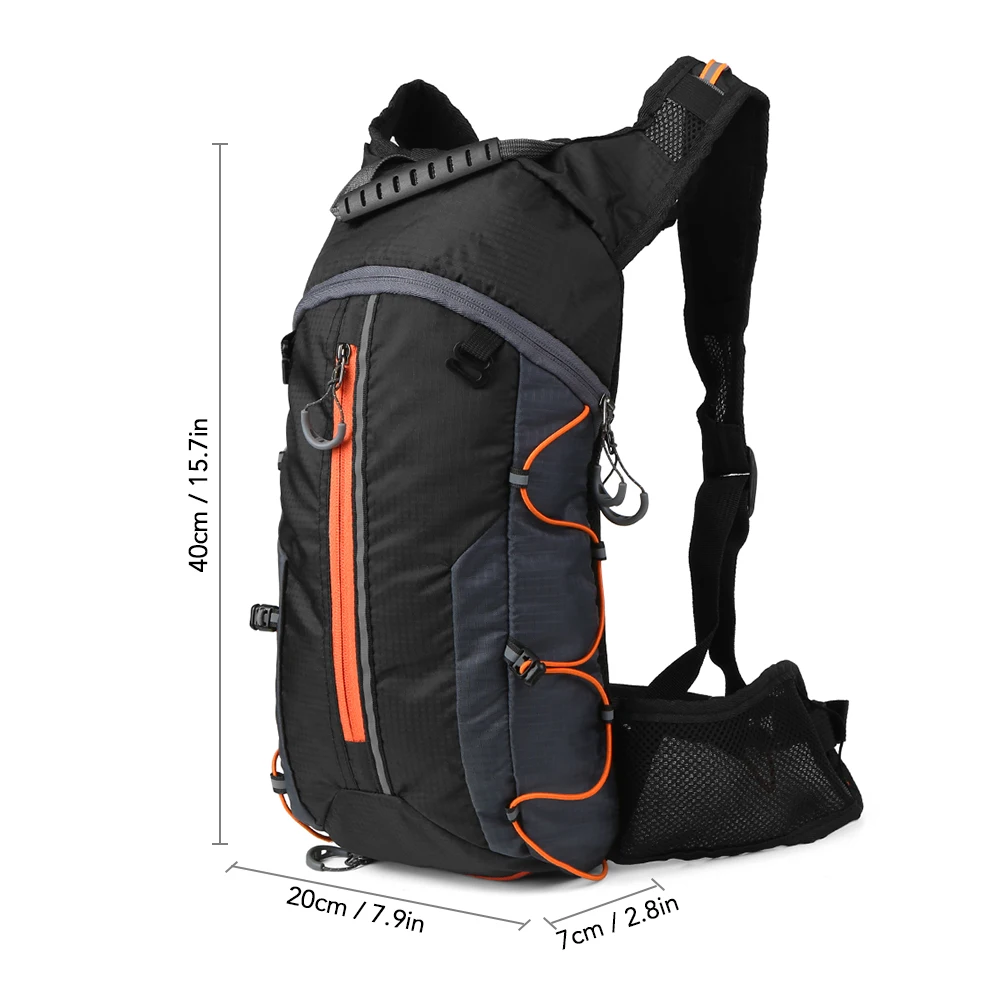 Foldable Cycling Backpack Waterproof Bike Bicycle Bag Riding Hydration Backpack with 2L Water Bladder Sports Water Pack Bags