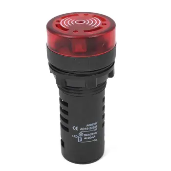 

AC/DC 110V 20mA Equipment Alarm Signal Indicator Light Flash Buzzer