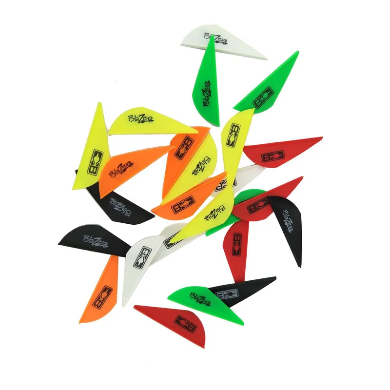 

30 Pieces 2 Inches Plastic Arrow Feather archery Arrow Fletches For Archery Arrow feather DIY Arrow Accessory