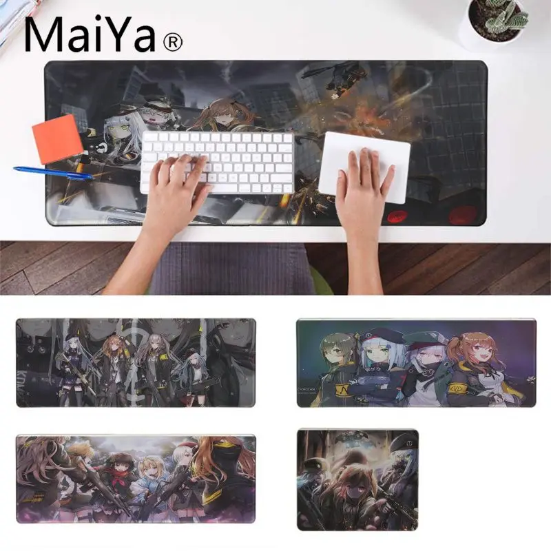 

Maiya Custom Skin Girls Frontline Anime Beautiful Gamer Mice Small Rubber Mousepad Free Shipping Large Mouse Pad Keyboards Mat