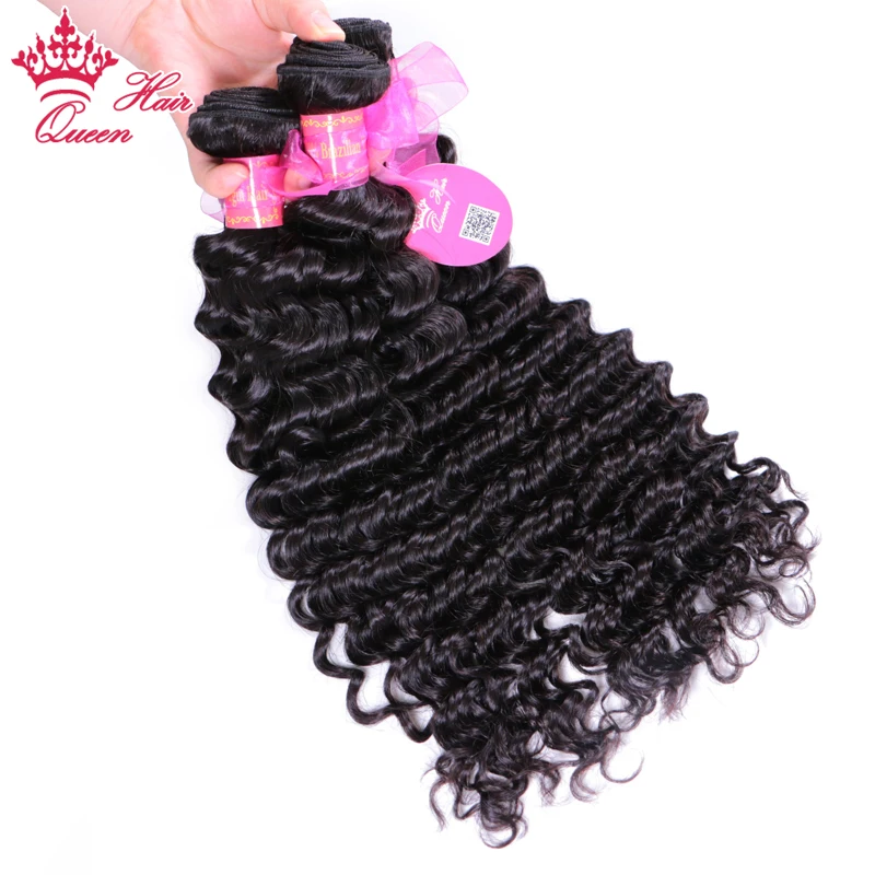 Queen Hair Products Wholesale Price Brazilian Deep Wave Bundles10pcs Lot 100% Human Hair Bundles Fast Free Shipping Virgin Hair