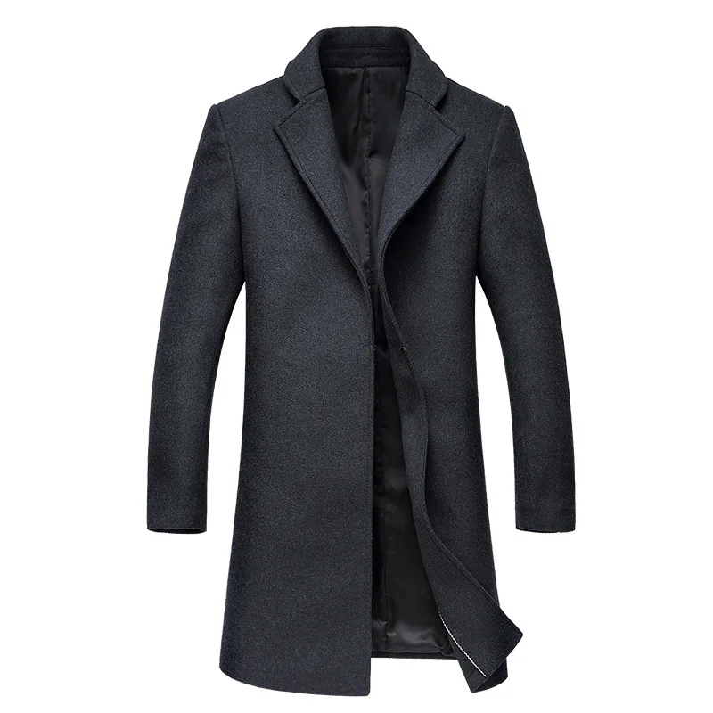 Autumn and winter new European and American business casual coat Slim