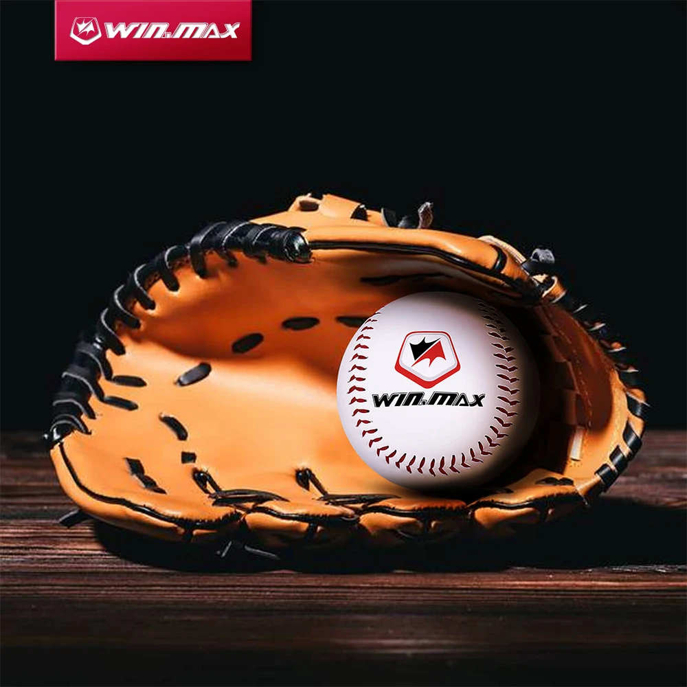 

Free Shipping Winmax 1 Piece New White Base Ball 9 Inch Hard Ball Baseball Practice Training Ball
