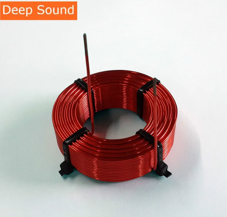 1PCS 1.2mm 1.0mH Speaker Crossover Inductor Oxygen Free Copper Coil Inductorin Speaker