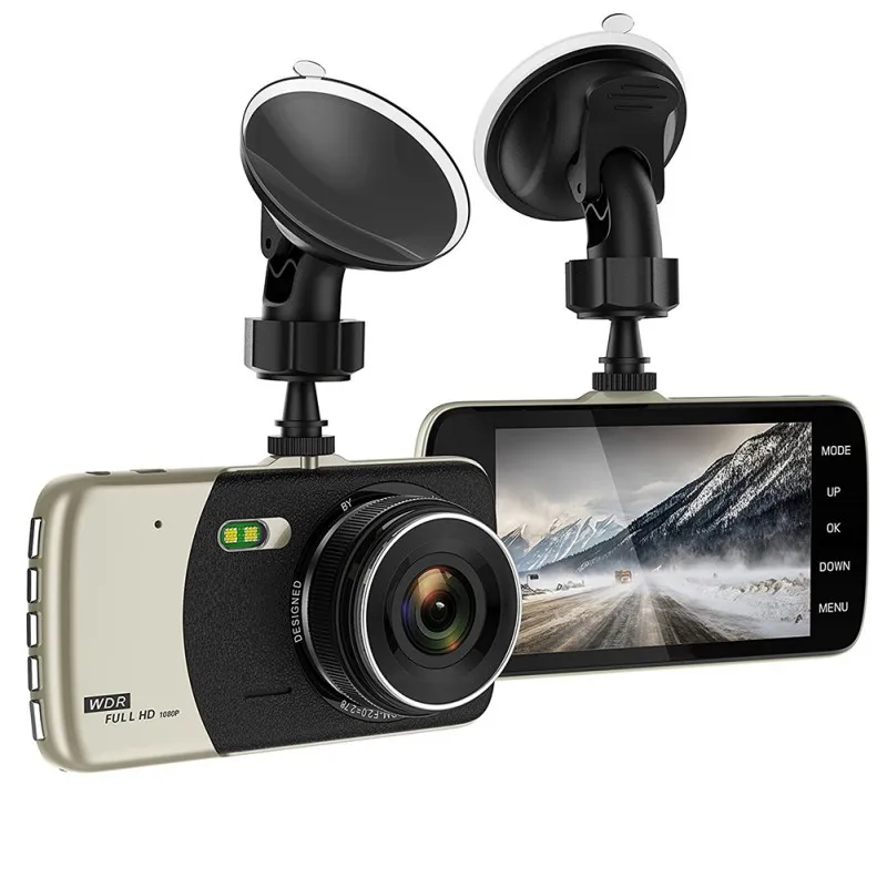 Car DVR Dash Camera Full HD 1080P Video 170 Degree 4.0 Inch IPS Screen Car Camera Dash Cam Car Electronics