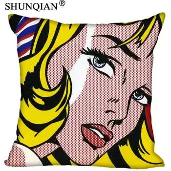 

New Arrival roy lichtenstein pop art Pillowcases zipper Custom Pillow Case More Size Custom your image gift