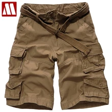 Стиль Лето хлопок Для мужчин s груз схватка хлопковые шорты демисезонные камуфляжные матовый Досуг Для Мужчин's шорты больших размеров S-XXXL