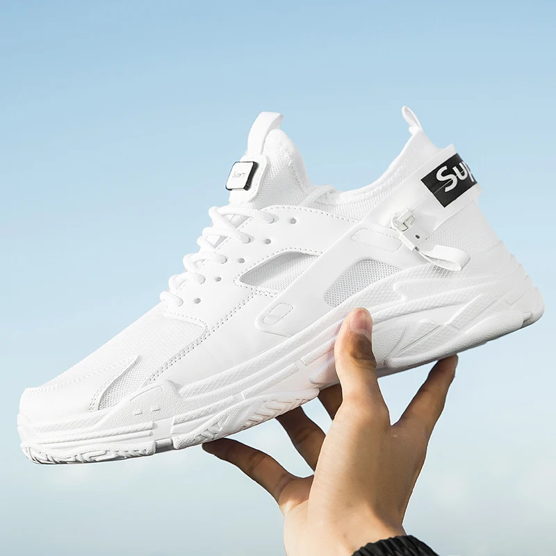 

Spring 2019 New Fashion Light Running Shoes Mesh Breathable Outdoor Leisure Sneakers Uptempo Sport Flying Men's Basketball Shoes