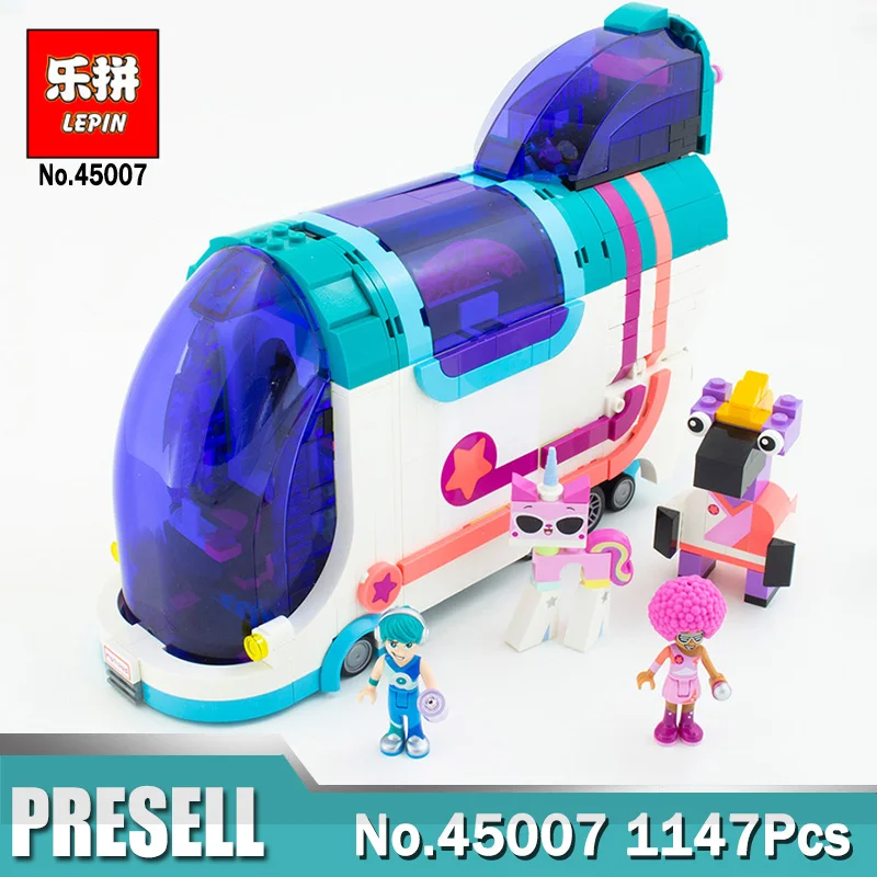 

Christmas Gifts 45007 Pop-Up Party Bus Compatible With Legoing 70828 Set Building Blocks Bricks Educational Toys