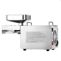 Stainless Steel Mini Oil Press Machine For Seed, Nut Peanut,Coconut Commercial Grade Oil Extraction Expeller Presser 2