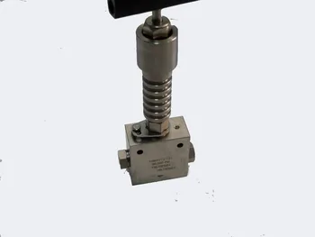 

Free shippingModel : HS30141-H 9/16'' connection 30,000 PSI High temperature and super High pressure tube end needle valve