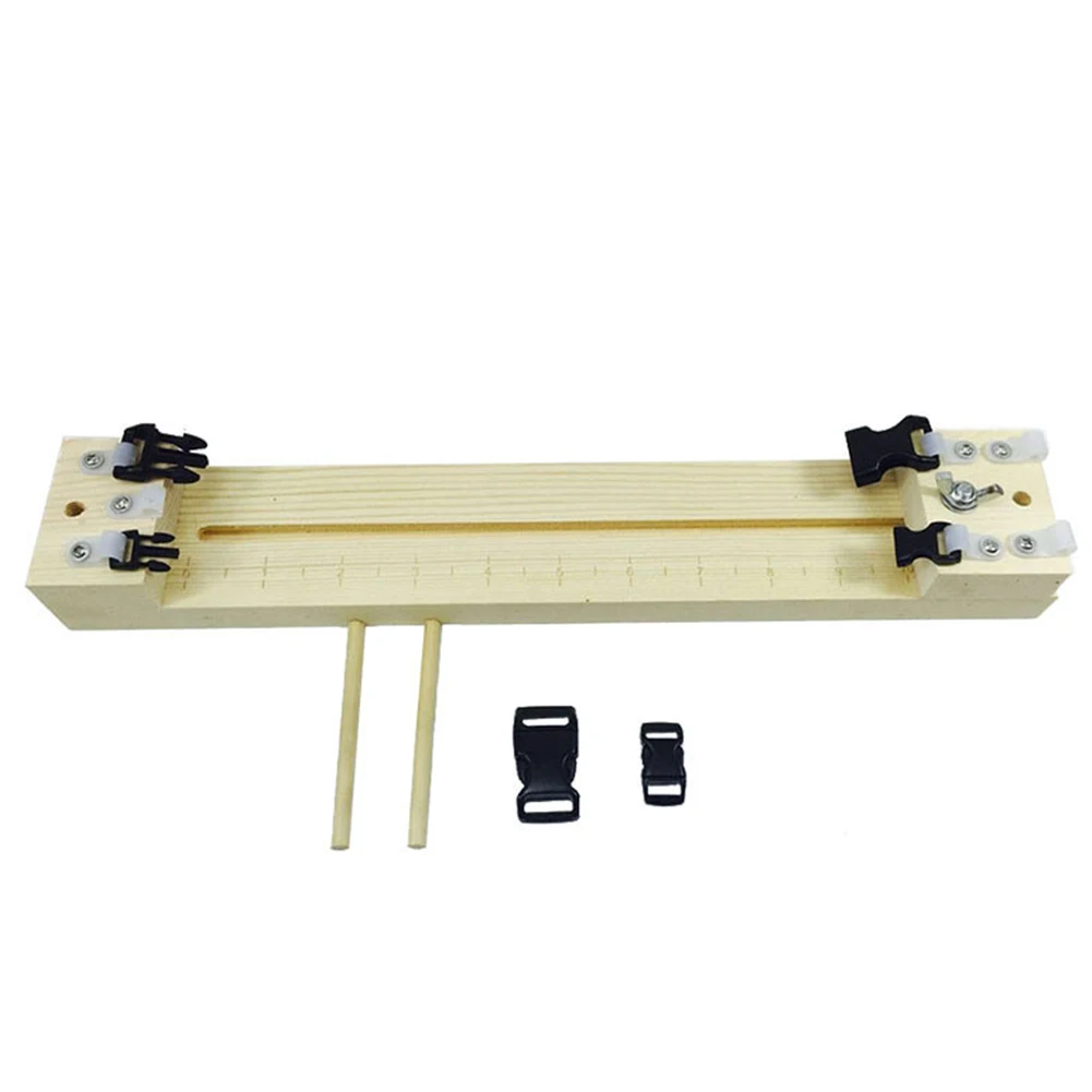 

DIY Jig Braiding Knitting Parachute Cord Bracelet Maker Multifunction Wristband Weaving Tools Wooden Knot Braided Handmade Craft
