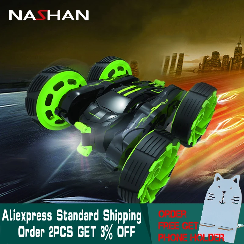 

RC Car 4WD Truck Scale Double-sided 2.4GHz One Key Transformation All-terrain Vehicle Varanid Climbing Car Remote Control Toy