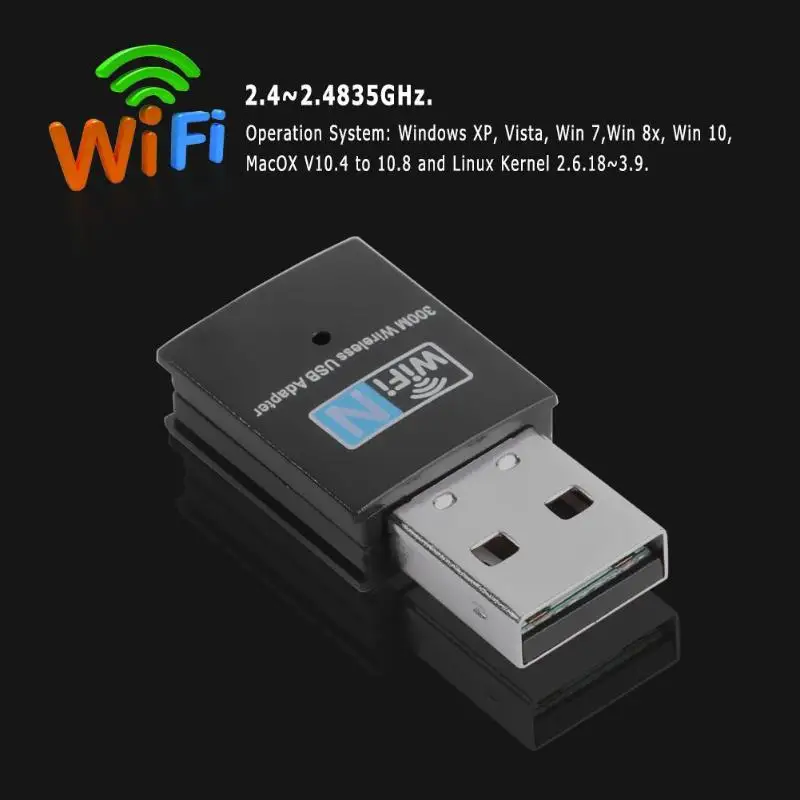 Мини 300 м USB2.0 Wi-Fi модем Беспроводной сетевая карта 802,11 n/g/b LAN переходник