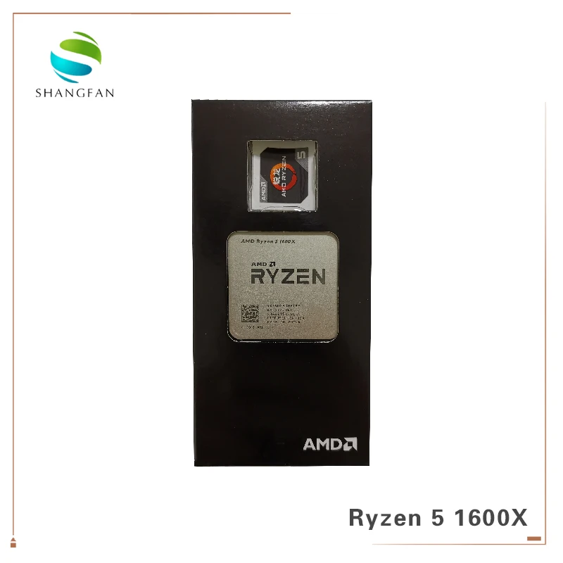 Процессор AMD Ryzen 5 1600X R5 1600X3,6 GHz шестиядерный процессор с двенадцатью потоками CPU 95W L3 = 16M YD160XBCM6IAE Socket AM4