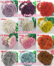 576pcs 1mm multi colors options flower stamen floral cake font b decoration b font Double heads