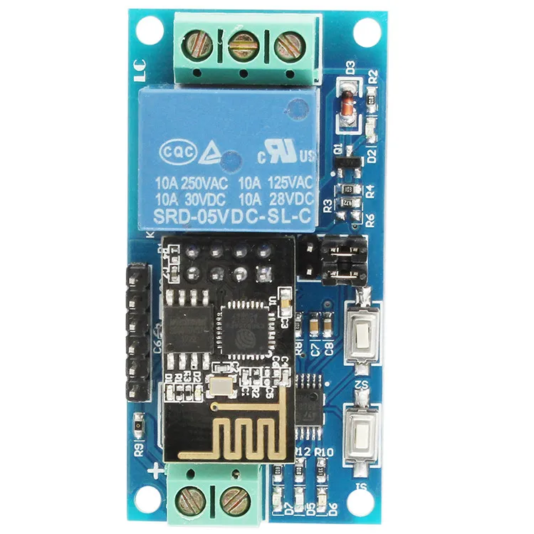 Релейный модуль Wi Fi 5 в ESP8266 1 канальный умный дом IoT для мобильного приложения