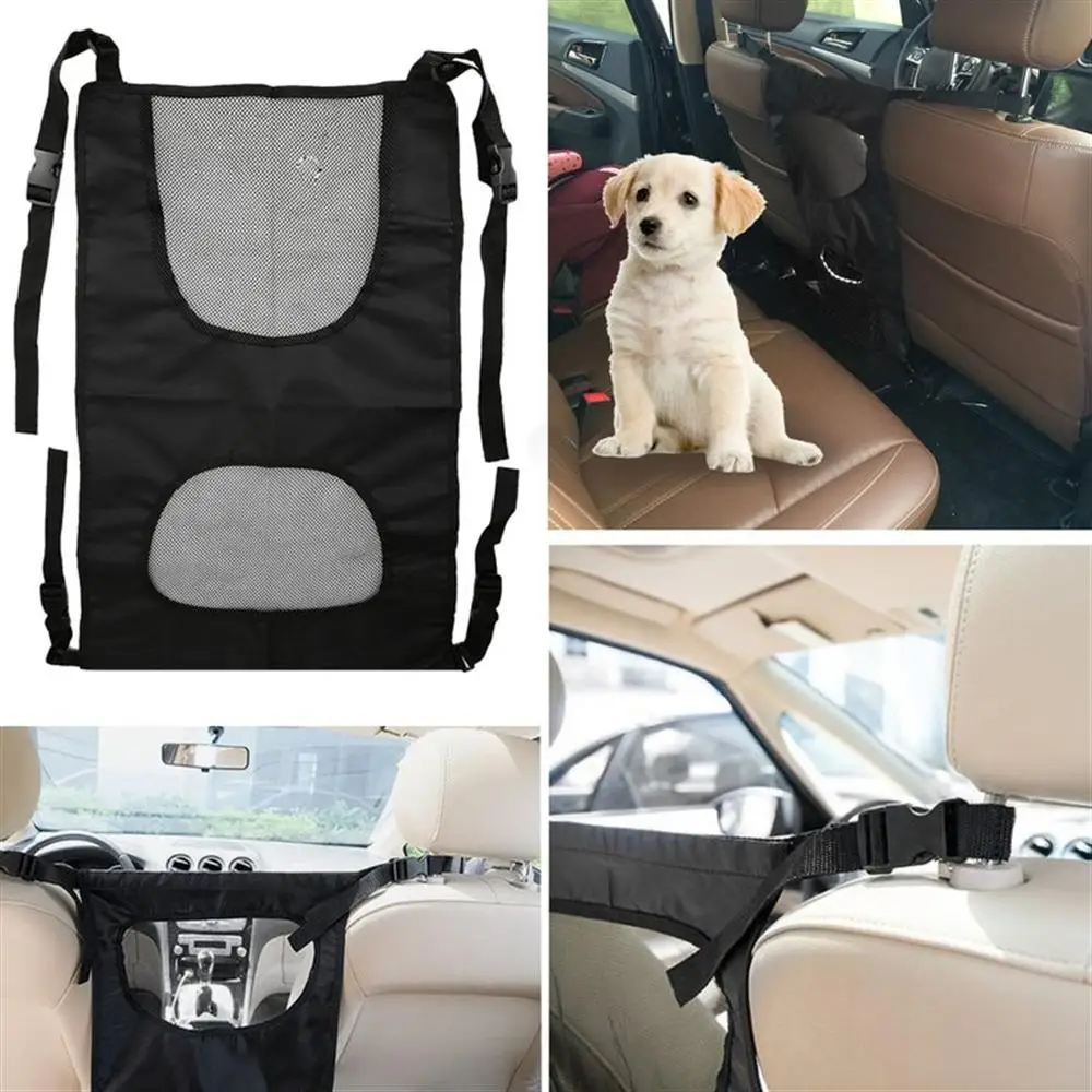 Adjustable Vehicle Safety Back Seat Pet Gate Barrier Mesh Cage Net Car