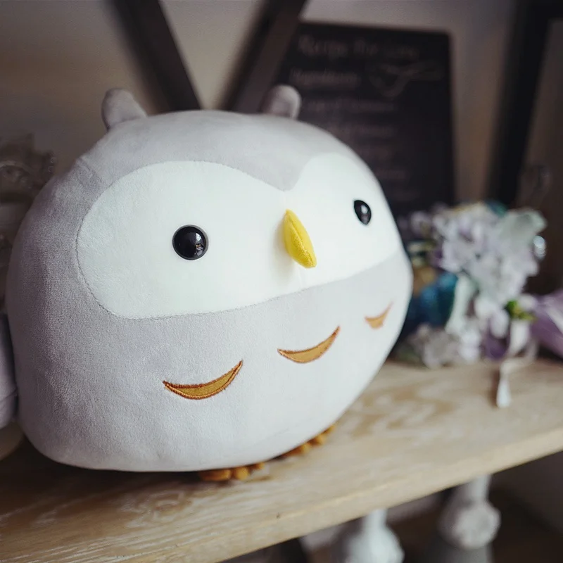 Супер Kawaii сова животное плюшевые игрушки кукла для девочек Подарки, маленькая сова Мягкие плюшевые игрушки популярная Ночная Сова, плюшевые игрушки подарки