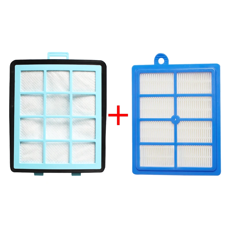 

1PC Exhaust Vents Filter + 1PC HEPA Filter for Philips FC8766 FC8767 FC8760 FC8764 Vacuum Ceaner Replacement Parts