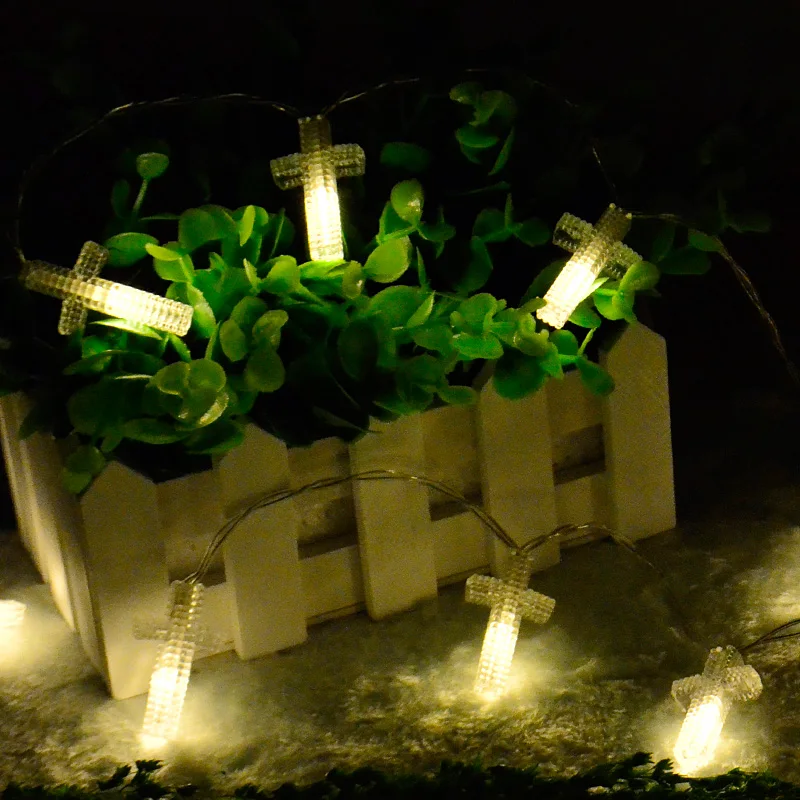 

Guirlande Lumineuse Cross fairy Holiday Light String Christmas Lights Garland For New Year Thanksgiving Outdoor string lights