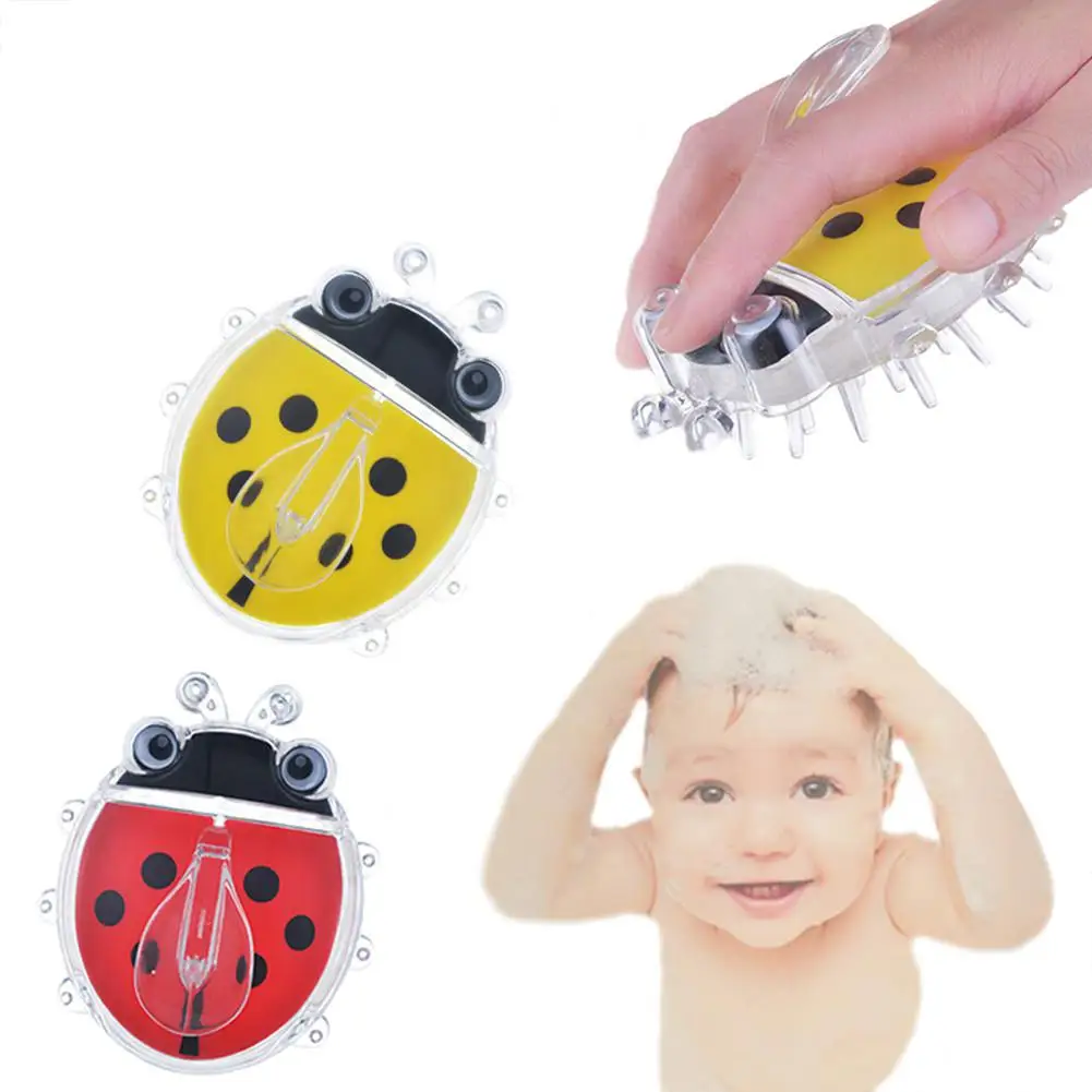 Kidlove Baby мягкая Массажная щетка для ванны Мути-функциональный душ детская жесткая щетка для мытья головы