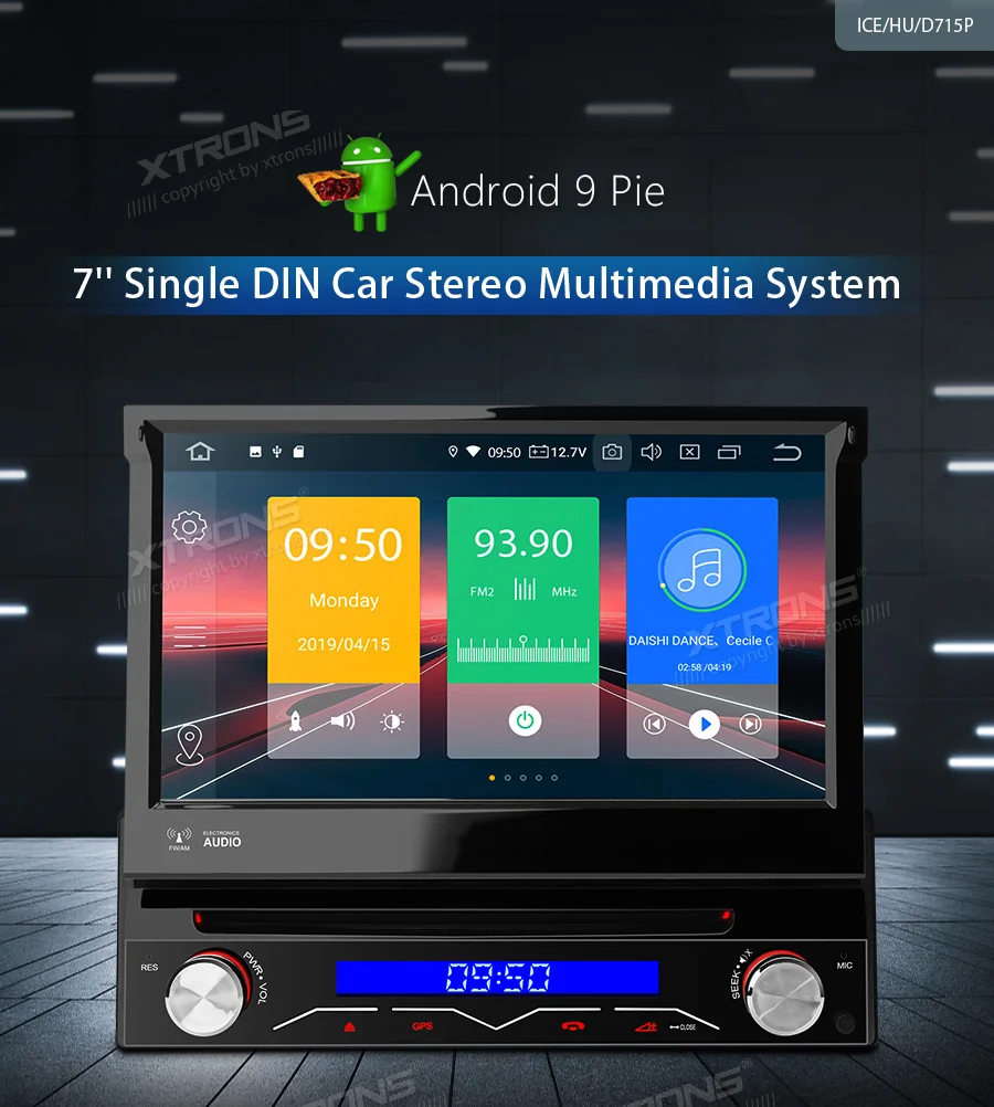Perfect 7" Android 9.0 Pie OS 1 Din Car DVD Multimedia Single Din Car Navigation GPS One Din Car Radio with Detachable Front Panel 1 Perfect 7" Android 9.0 Pie OS 1 Din Car DVD Multimedia Single Din Car Navigation GPS One Din Car Radio with Detachable Front Panel 1
