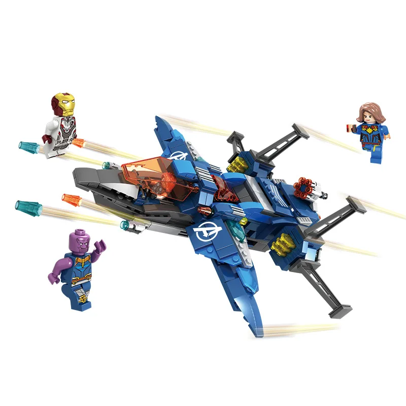 

Avengers 4 Endgame Avengerss Ultimate Quinjet Set Compatible Building Blocks Bricks Boy Toys
