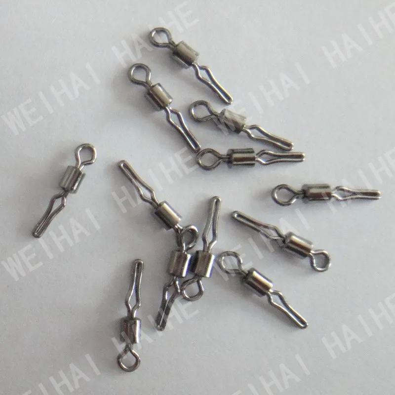 100 шт. стержни для ручки из черного никеля|black swivel|line grip swivels100pcs swivel |
