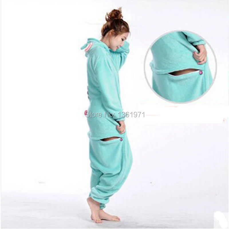 HKSNG Women Girls Adult Winter Animal Mouton Elephant Kigu Pajamas