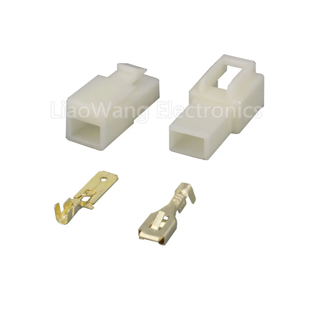 5 комплектов 6 3 серии все новые 1 Pin/Way DJ7011 6.3 ABS пластиковые разъемы для