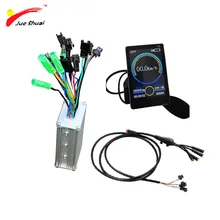 36 В, 350 Вт, 500 Вт, комплект для электрического велосипеда, светодиодный ЖК-дисплей, контроллер электровелосипеда, комплект водонепроницаемого кабеля, запчасти для электровелосипеда